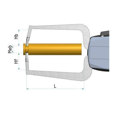 KROEPLIN D450 Udvendigt måleur 0-50 mm (Analog)